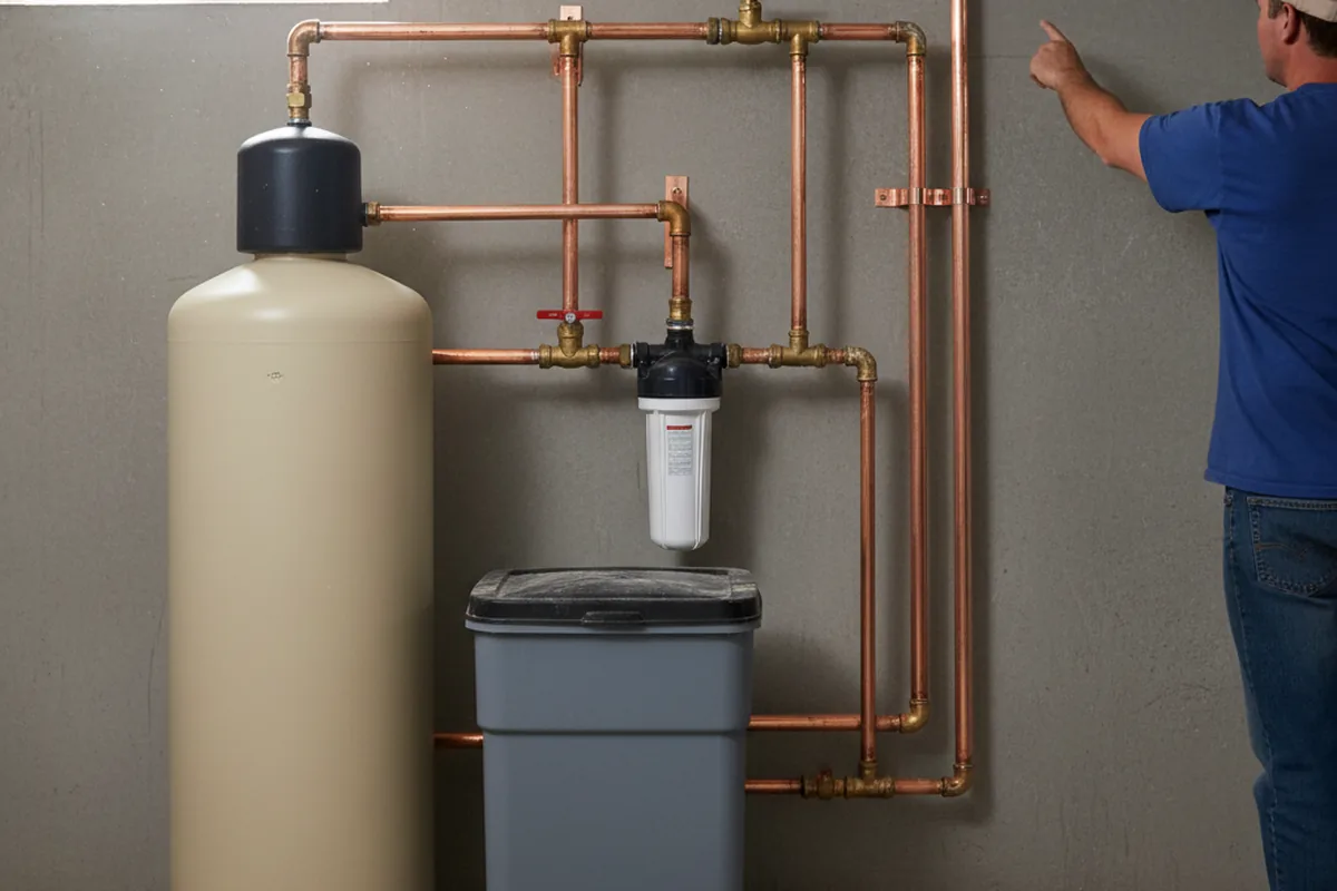 Whole-house water treatment system installed in Lawler